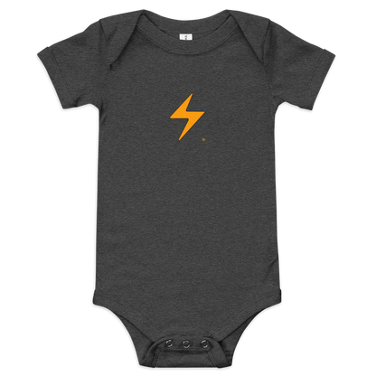 Baby short sleeve one piece "Lightning"