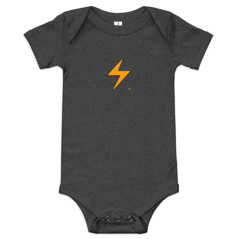 Baby short sleeve one piece "Lightning"