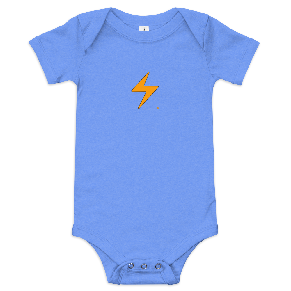 Baby short sleeve one piece "Lightning"