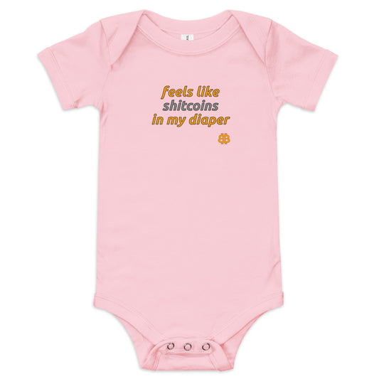 Baby-Kurzarm-Einteiler „Diaper“