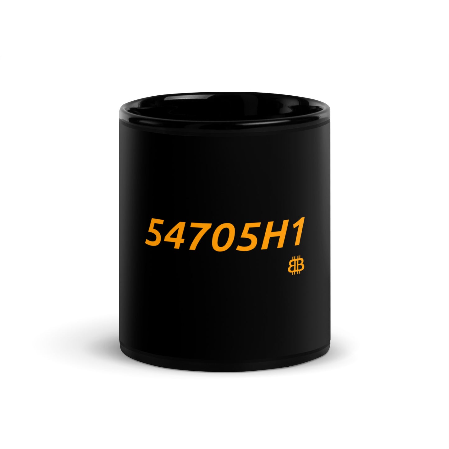 Black Glossy PROOF-OF-WORK-Mug "54705H1" (NOT dishwasher safe!)