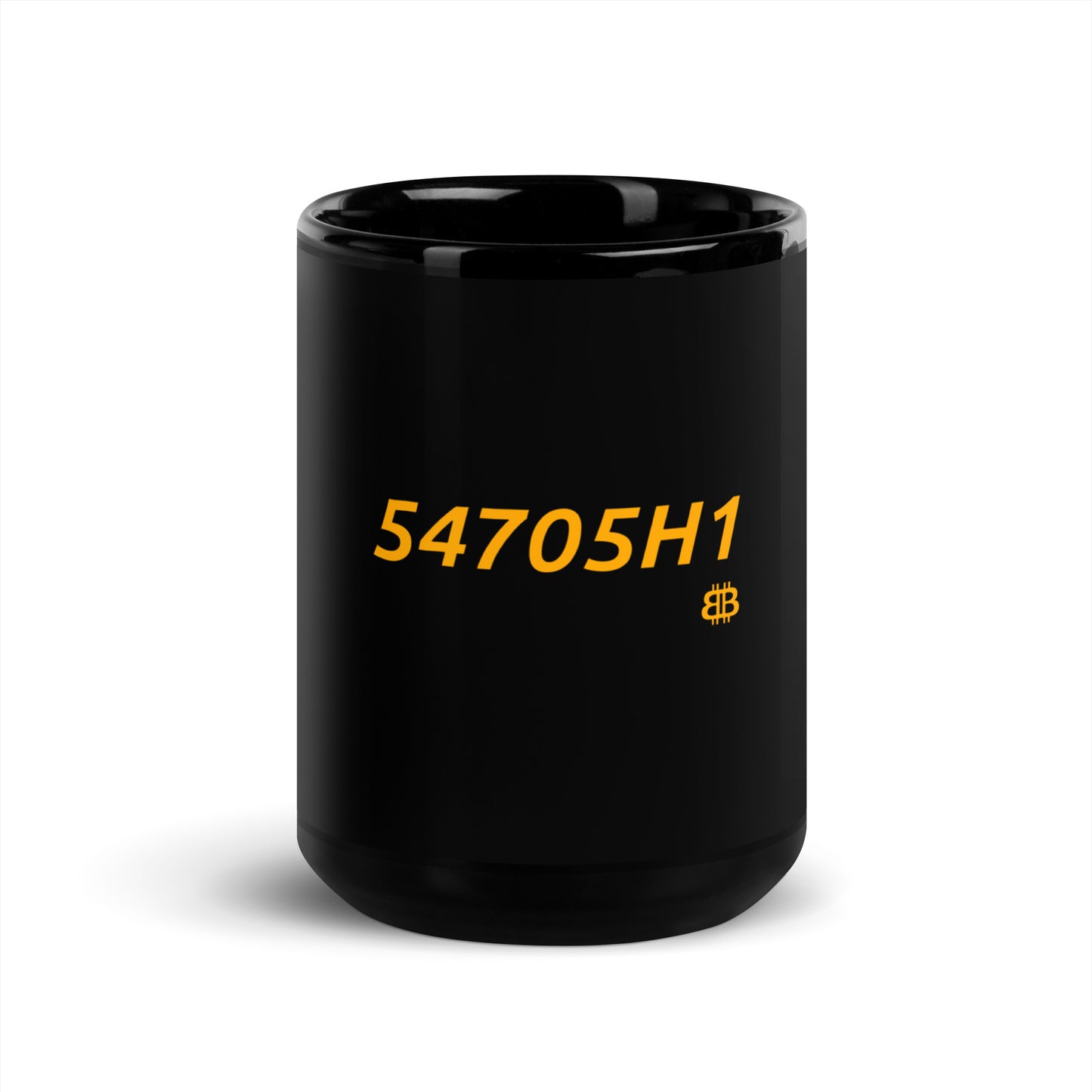 Black Glossy PROOF-OF-WORK-Mug "54705H1" (NOT dishwasher safe!)