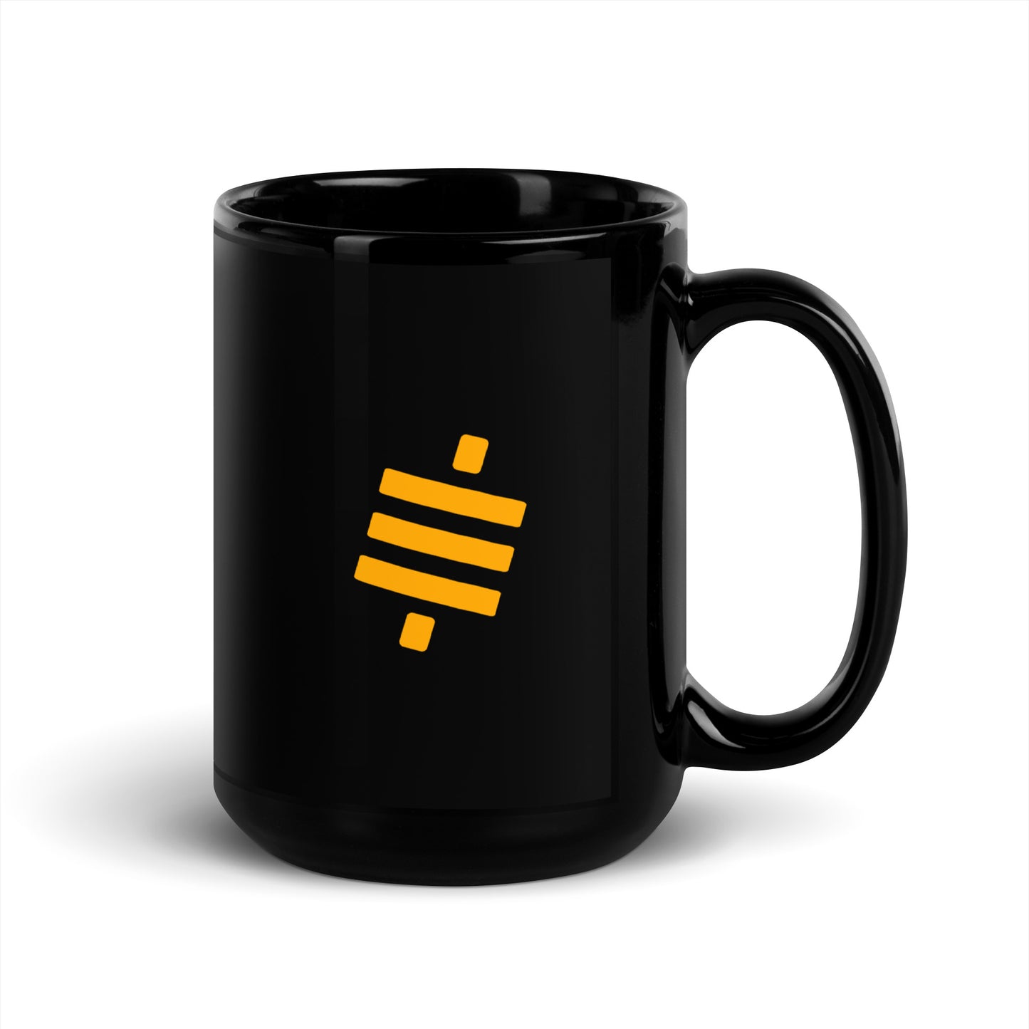 Black Glossy PROOF-OF-WORK-Mug "Sats" (NOT dishwasher safe!)