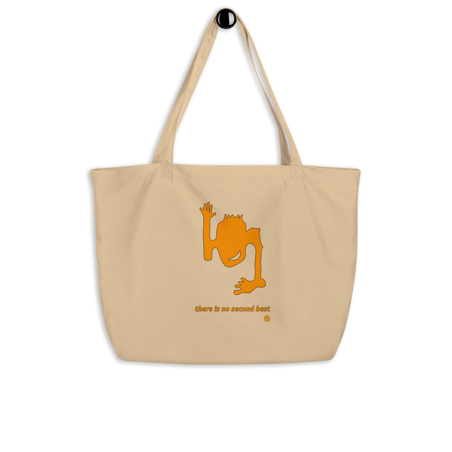 Large organic tote bag "2best"