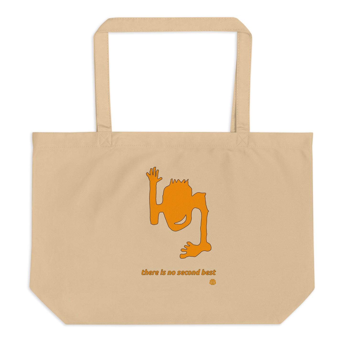 Large organic tote bag "2best"