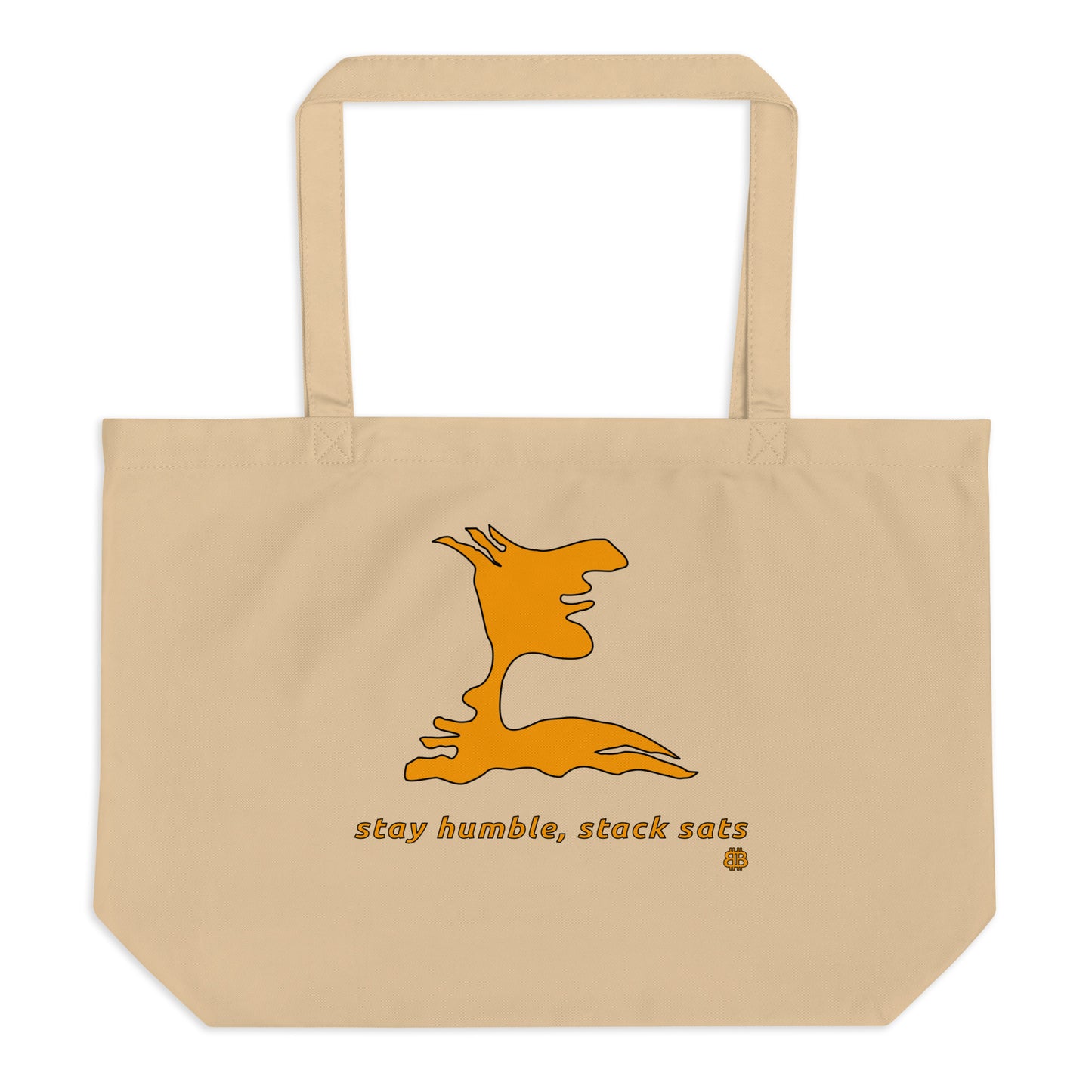 Large organic tote bag "Humble"