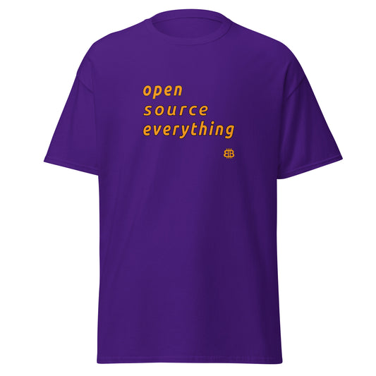 Klassisches Herren-T-Shirt „OS everything“