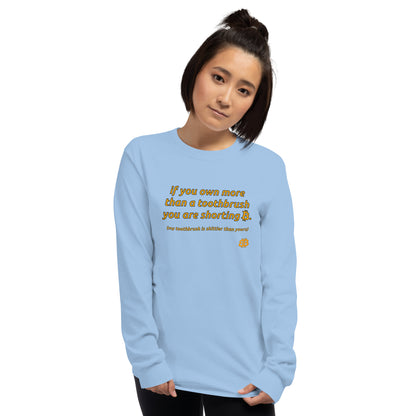 Unisex Long Sleeve Shirt "Toothbrush"