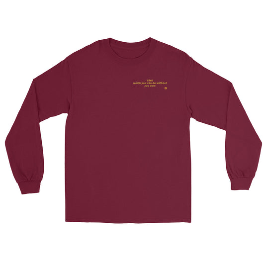Unisex Long Sleeve Shirt "Own_sm"