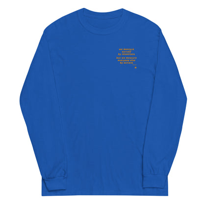 Unisex Long Sleeve Shirt "Measure_sm"