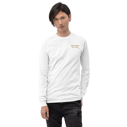 Unisex Langarmshirt „Anders_sm“