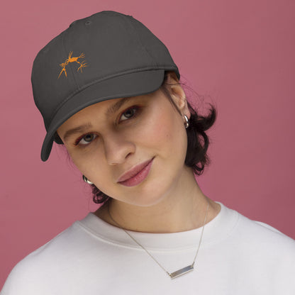 Embroidered organic dad hat "Mood"