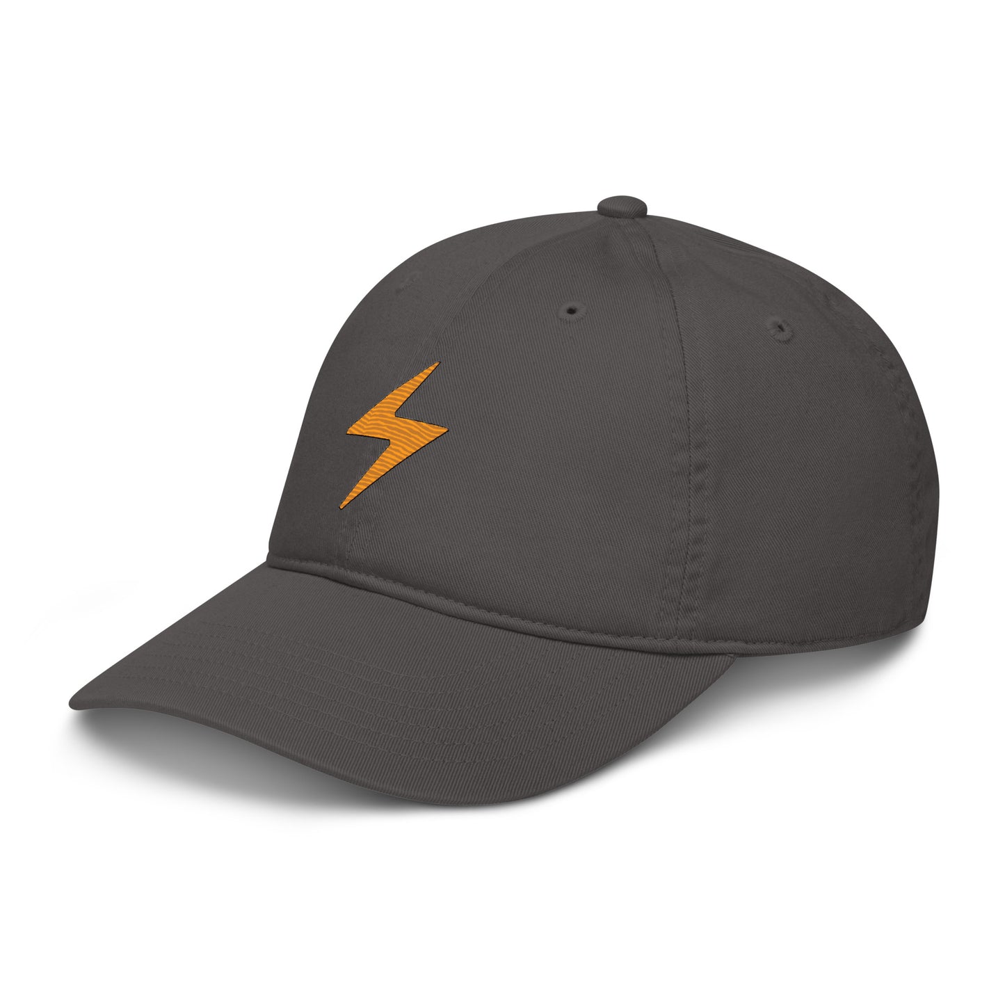 Embroidered organic dad hat "Lightning"