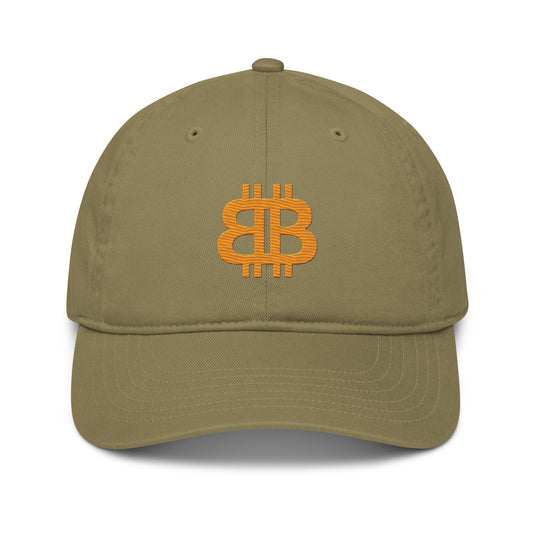 Embroidered organic dad hat "BB"