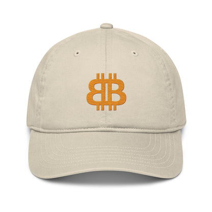 Embroidered organic dad hat "BB"