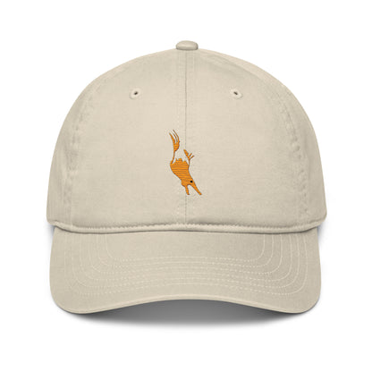 Embroidered organic dad hat "Fraudian"