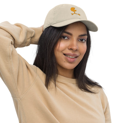 Embroidered organic dad hat "Carnivore"