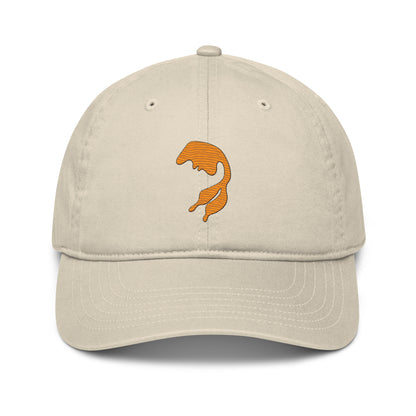 Embroidered organic dad hat "Shutup"