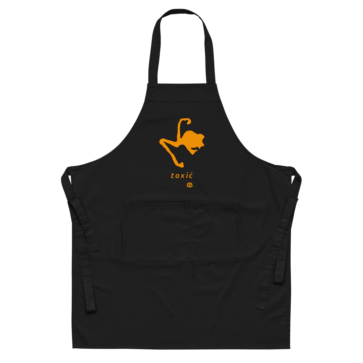 Organic cotton apron "Toxić"