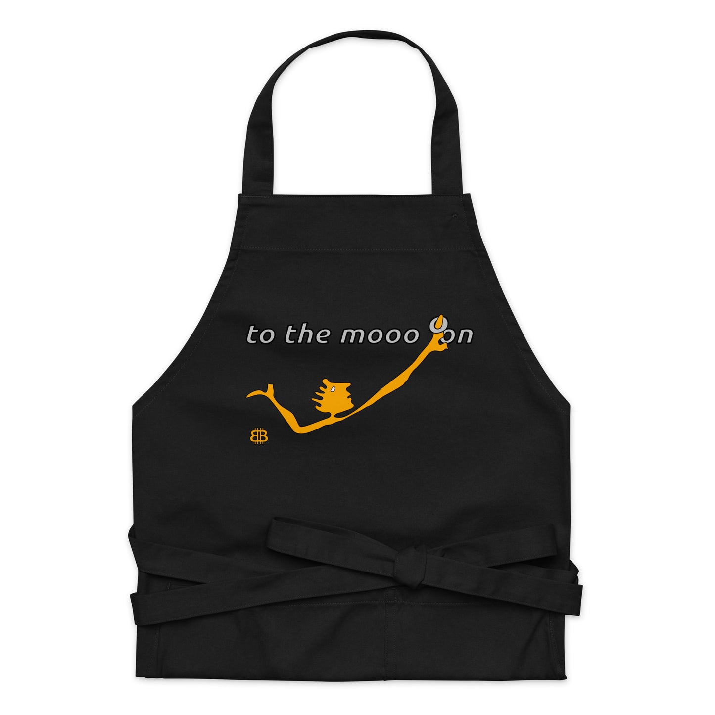 Organic cotton apron "Mooon"