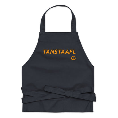 Organic cotton apron "TANSTAAFL"