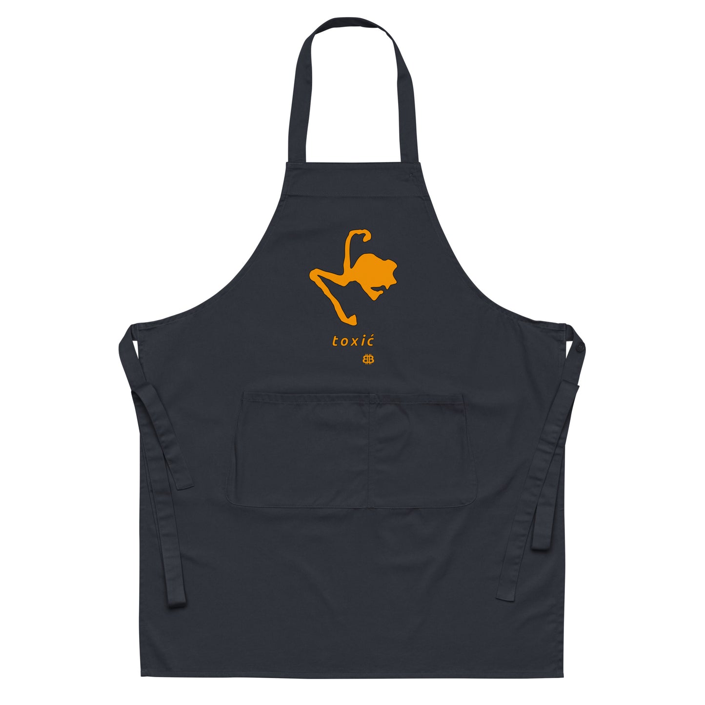 Organic cotton apron "Toxić"