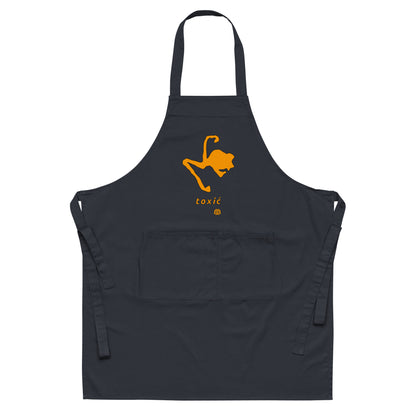 Organic cotton apron "Toxić"