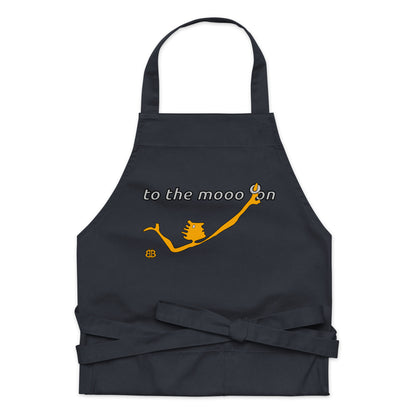 Organic cotton apron "Mooon"