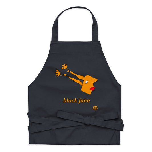 Organic cotton apron "BlockJane"