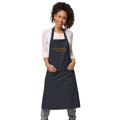 Organic cotton apron "Different"