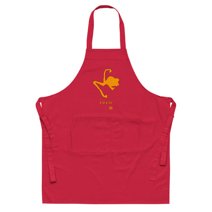 Organic cotton apron "Toxić"