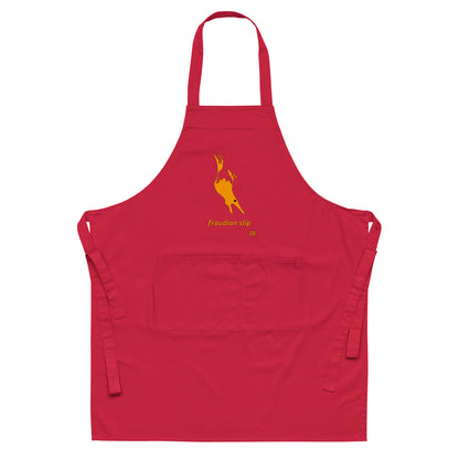 Organic cotton apron "Fraudian"