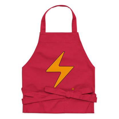 Organic cotton apron "Lightning"