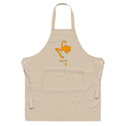 Organic cotton apron "Toxić"