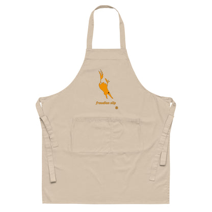 Organic cotton apron "Fraudian"