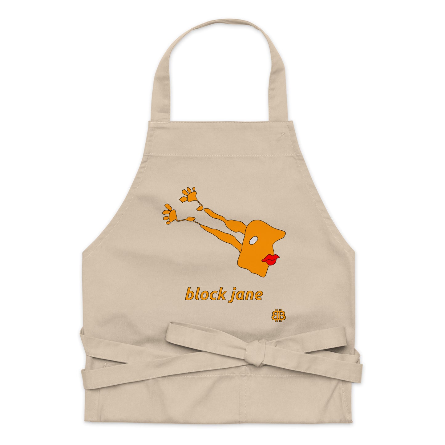 Bio-Baumwollschürze „BlockJane“