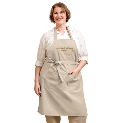 Organic cotton apron "Different"