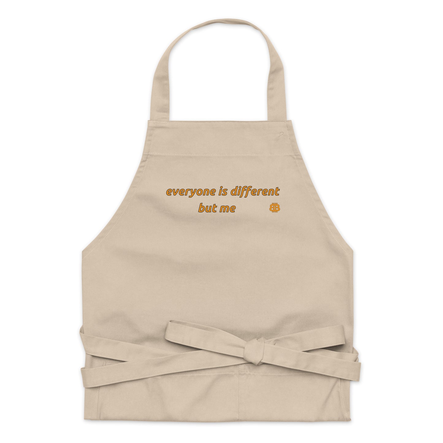 Organic cotton apron "Different"