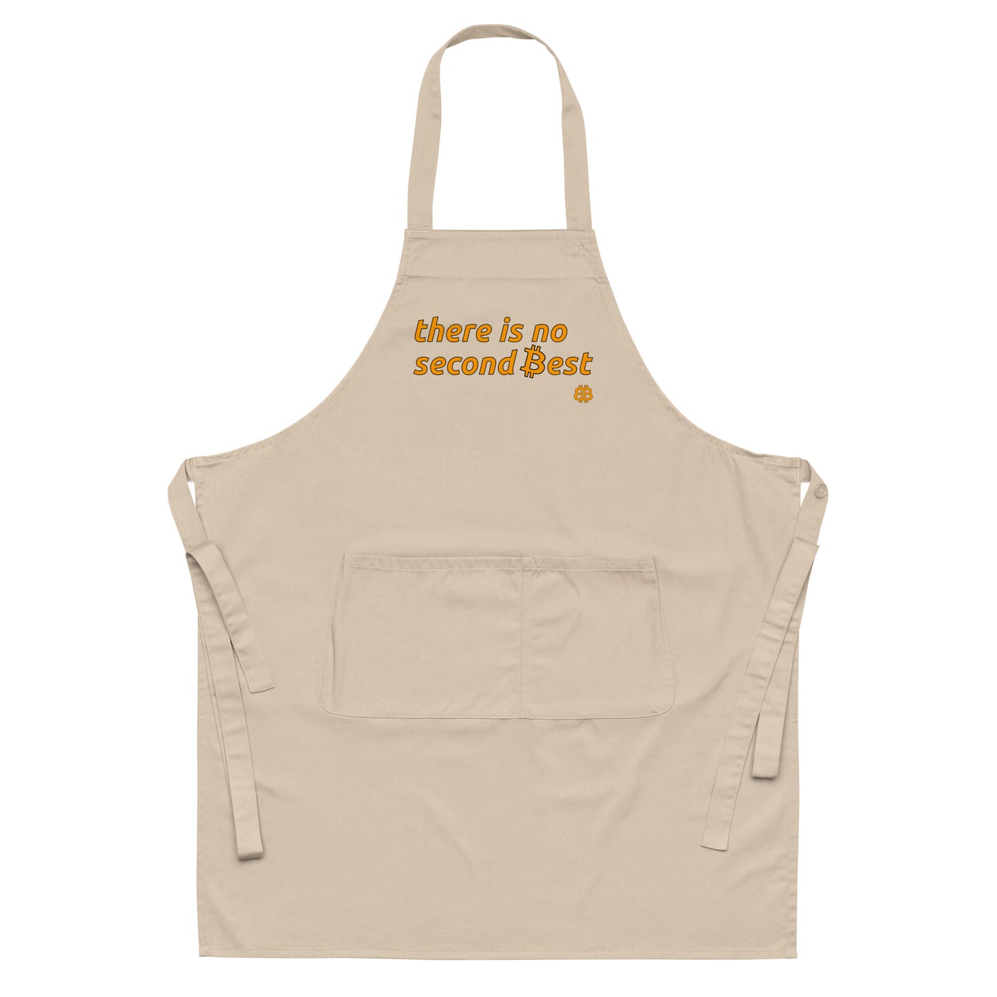 Organic cotton apron "2.best"