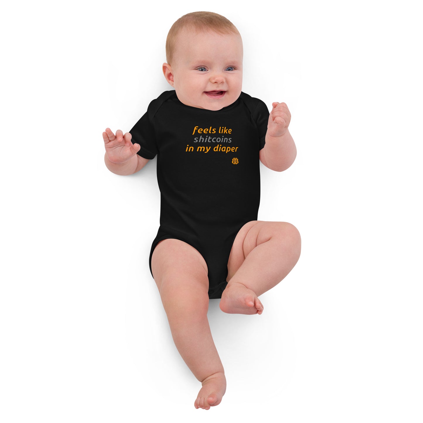 Organic cotton baby bodysuit "Diaper"