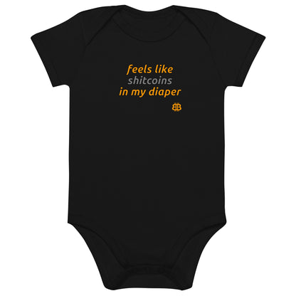 Organic cotton baby bodysuit "Diaper"