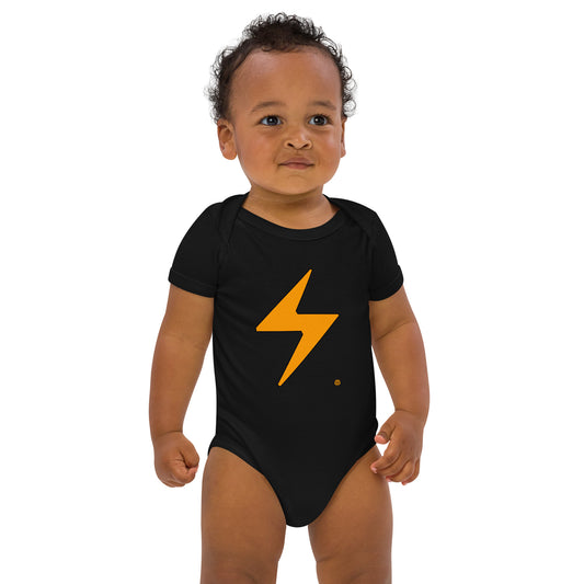 Organic cotton baby bodysuit "Lightning"