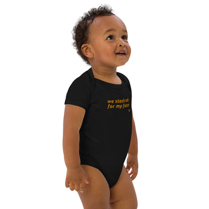 Organic cotton baby bodysuit "Future"