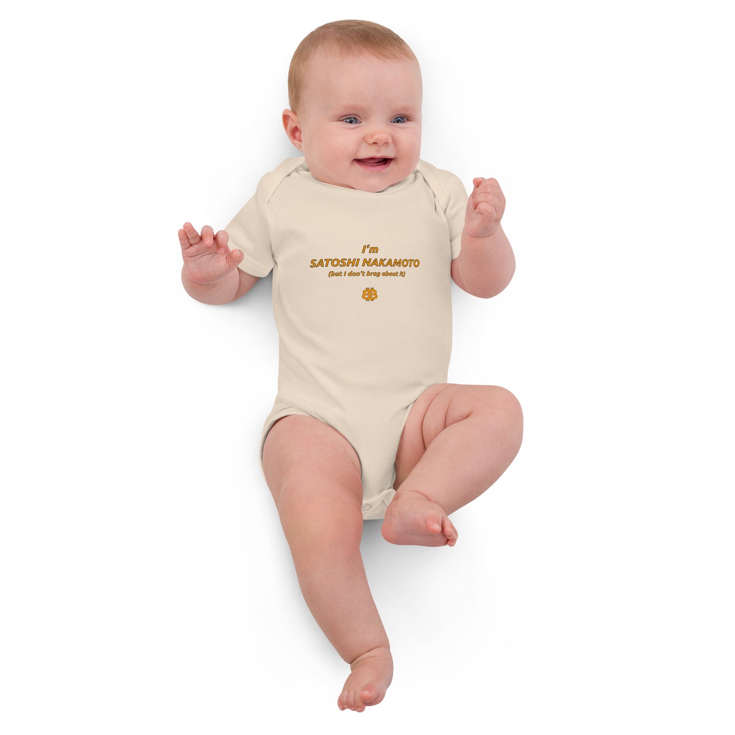 Organic cotton baby bodysuit "Brag"