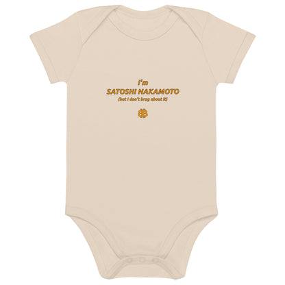 Organic cotton baby bodysuit "Brag"