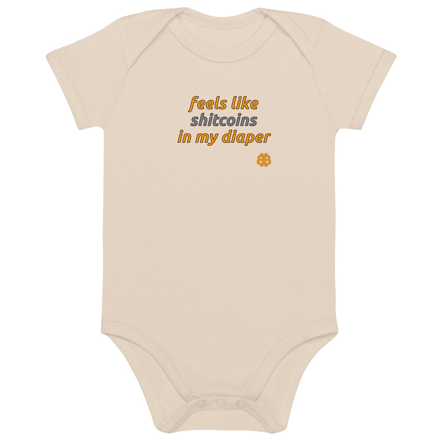 Organic cotton baby bodysuit "Diaper"