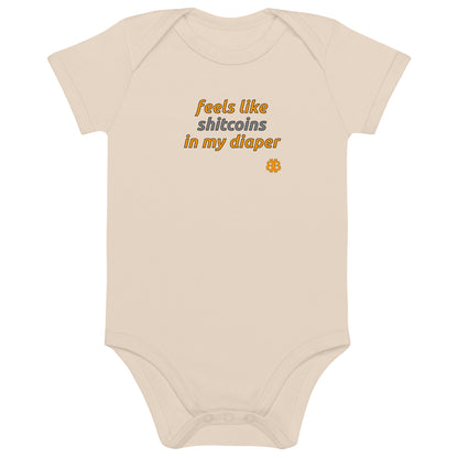 Organic cotton baby bodysuit "Diaper"