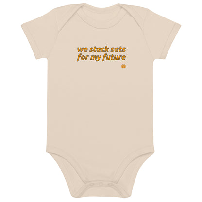 Organic cotton baby bodysuit "Future"