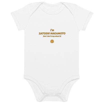 Organic cotton baby bodysuit "Brag"