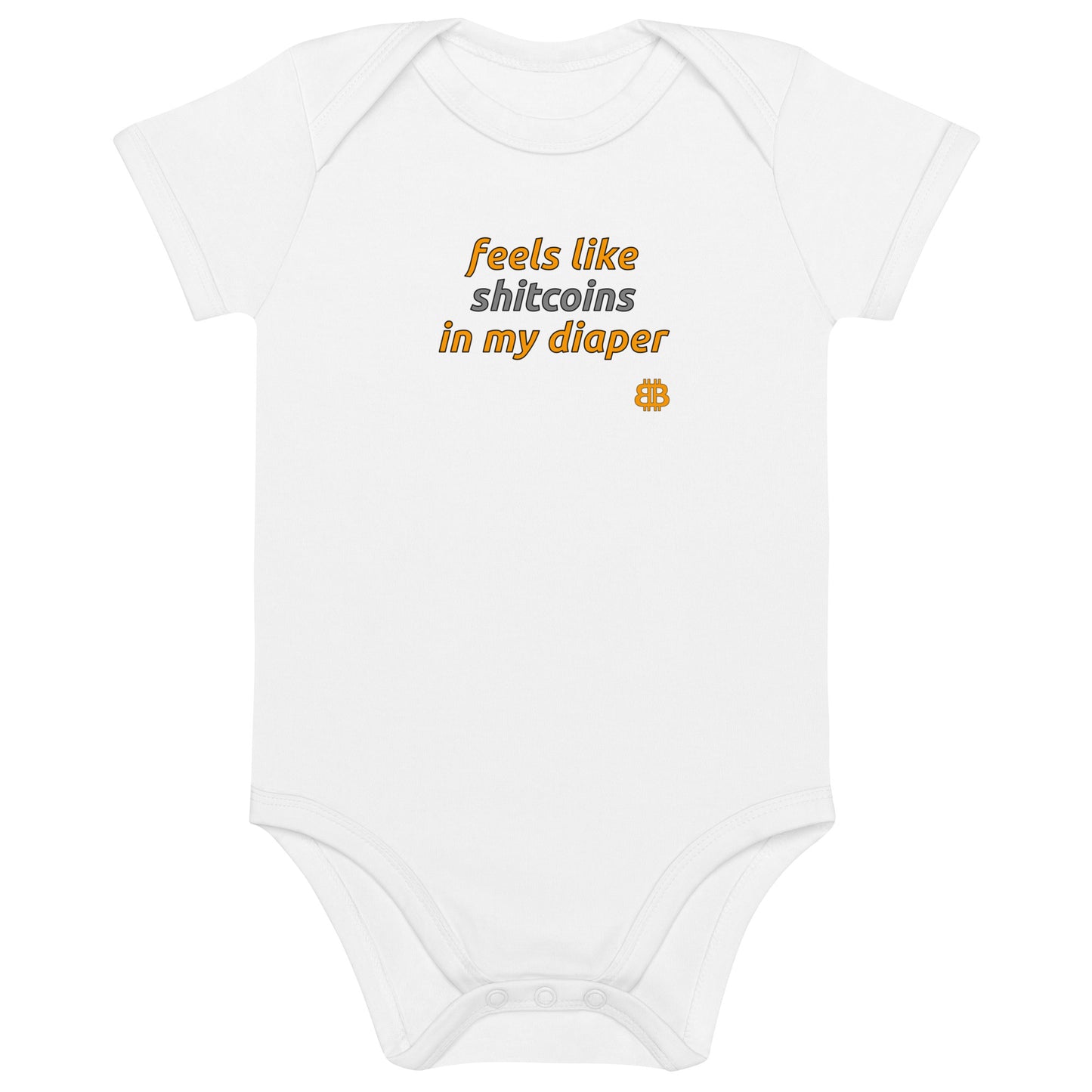 Organic cotton baby bodysuit "Diaper"